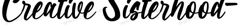 Creative Sisterhood字体转换